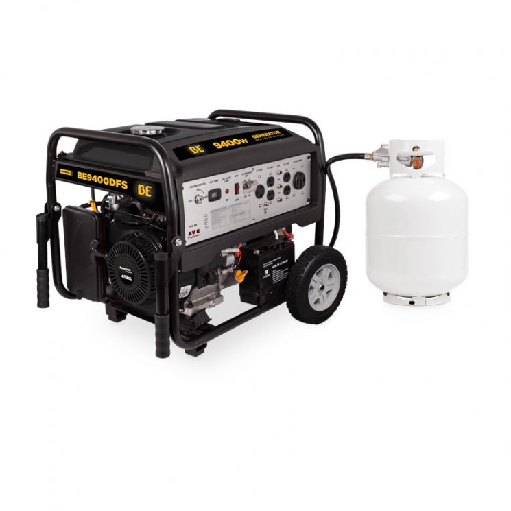 BePower 9400 Watt Dual Fuel Generator 